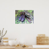 Poster tegen laarzen (Keuken)