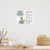 Poster tegen roken (Keuken)