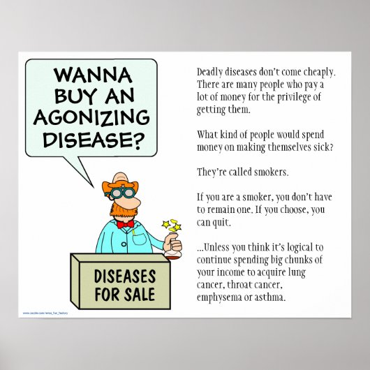 Poster tegen roken (Voorkant)