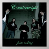 Poster tegengewicht halve cirkel (Voorkant)