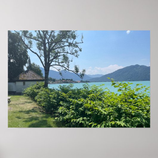 Poster Tegernsee dans les Alpes (Devant)