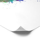 Poster Tehran skyline en aquarelle (Coin)