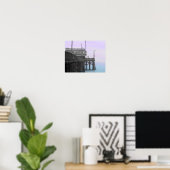 Poster teinté Foggy Newport Pier (Bureau à domicile)