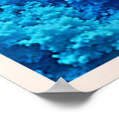 Poster Teintes de Nuages Abstraits Vibrants (Coin)