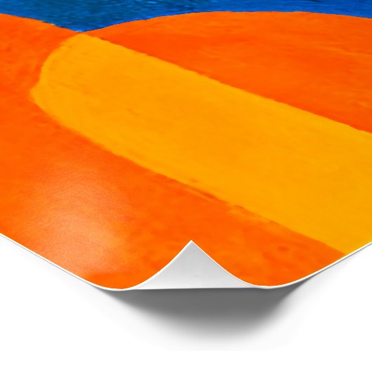 Poster teintes du milieu du siècle (Coin)