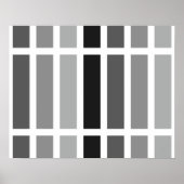 Poster Teintes gris argenté (Devant)