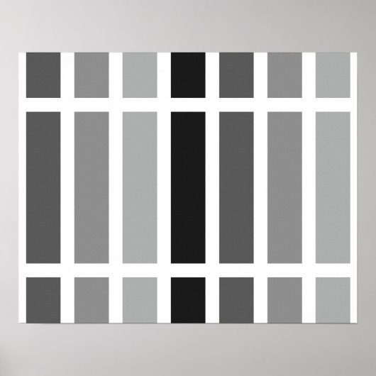 Poster Teintes gris argenté (Devant)