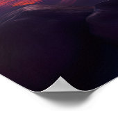 Poster teintes pourpres de la Poussée (Coin)