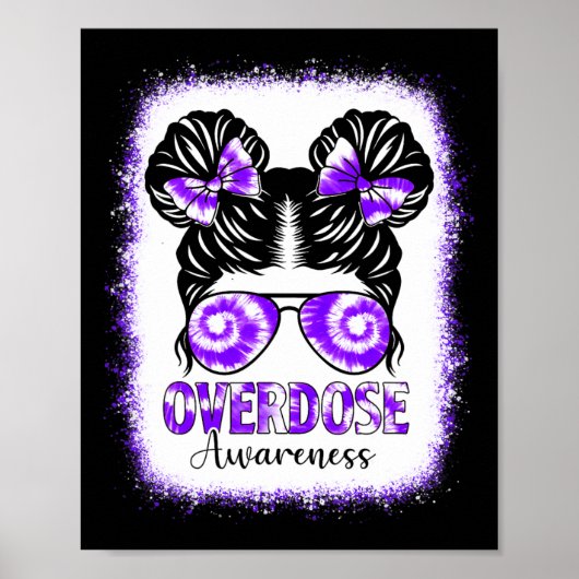 Poster Teinture blanchie Conscience de l'overdose Cheveux (Devant)