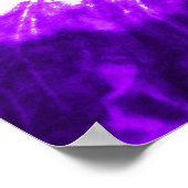 Poster Teinture Tie Dye Violet (Coin)