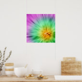 Poster Teinture verte et violette (Cuisine)