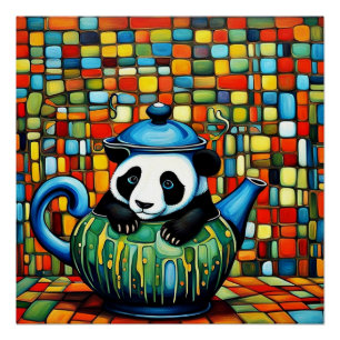 Poster Tekanne Dyr 1