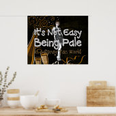 Poster TEL n'est pas facile être pâle (Cuisine)