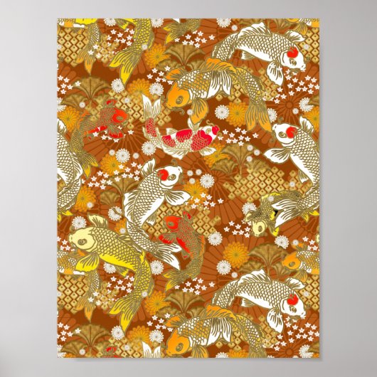 Poster Téléchargeable Chiyogami japonais - papier d'art e (Devant)