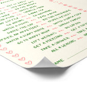 Poster Téléchargeable manuscrit Voudrait-Elle Plutôt Joue (Coin)
