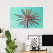 Poster Téléchargeable photo Blue Sky Palm Tree (Bureau à domicile)