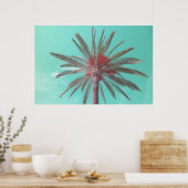 Poster Téléchargeable photo Blue Sky Palm Tree (Cuisine)