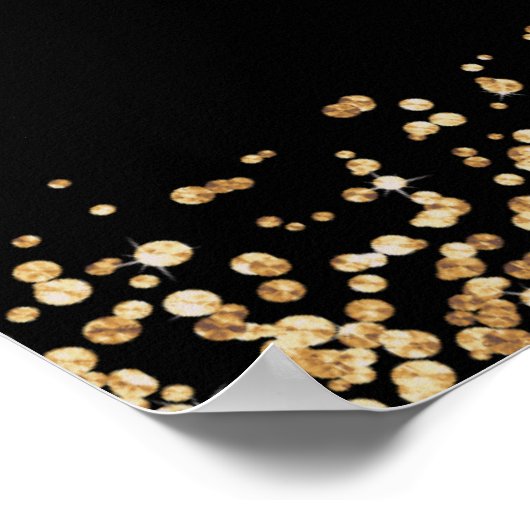 Poster Téléchargeable Programme de Parties scintillant d' (Coin)