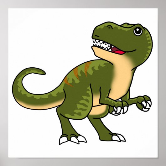 POSTER TÉLÉCHARGEMENT DE CONCEPTION D'AFFICHE T-REX HEURE (Devant)