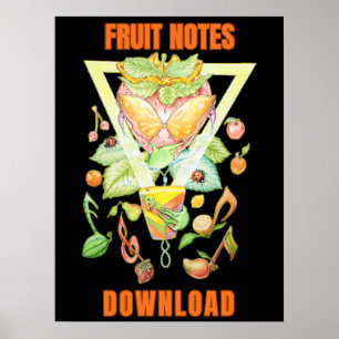 Poster Téléchargement de notes de fruits