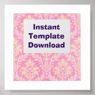 Poster Téléchargement du Modèle d'affiche instantané