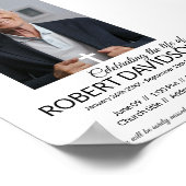 Poster Téléchargement instantané du Faire-part funéraire  (Coin)