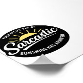 Poster Téléchargement numérique imprimable de soleil sarc (Coin)