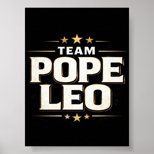 Poster Téléchargement numérique imprimable Équipe Pape Lé (Devant)
