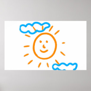 Poster Télécharger des enfants Dessiner Transformer des e