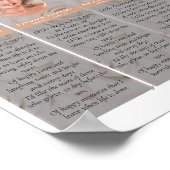 Poster Télécharger modèle de signet de funérailles DIY Fl (Coin)