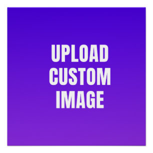 Poster Télécharger une image personnalisée - Ajoutez la v