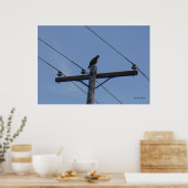 Poster telefoonstok (Keuken)