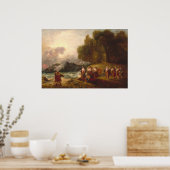 Poster Telemachus & Calypso Benjamin West Fine Art (Cuisine)