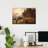 Poster Telemachus & Calypso Benjamin West Fine Art (Bureau à domicile)