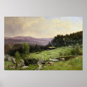 Poster Telemark, Norvège du Sud