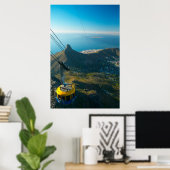 Poster Téléphérique de Table Mountain, Le Cap (Bureau à domicile)