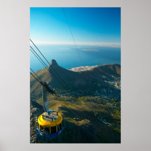 Poster Téléphérique de Table Mountain, Le Cap