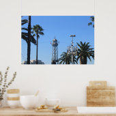 Poster Téléphériques de Barcelone (Cuisine)