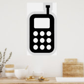 Poster Téléphone mobile (Cuisine)