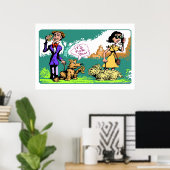 Poster Téléphone portable Mania (Bureau à domicile)