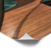 Poster Téléphone rétro avec cadran Rotary, affaires Vinta (Coin)