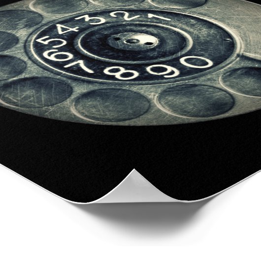 Poster téléphone rotatif original (Coin)