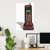 Poster Téléphone sans fil (Bureau à domicile)