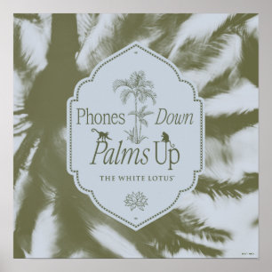 Poster Téléphones Vers Le Bas, Palmiers Vers Le Haut - Le