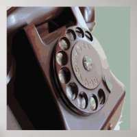 Téléphonie circulaire Retro Conception Vintage