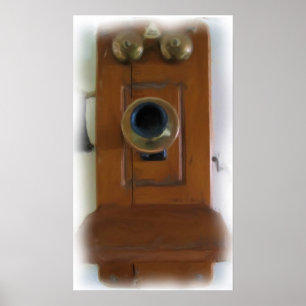 Poster téléphonique vintage