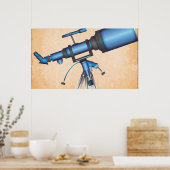 Poster Télescope (Cuisine)