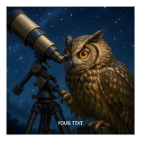 Télescope Chouette Imaginaire Nuit
