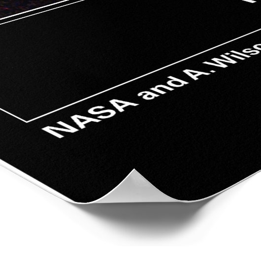 Poster Télescope Circinus Galaxy Hubble (Coin)