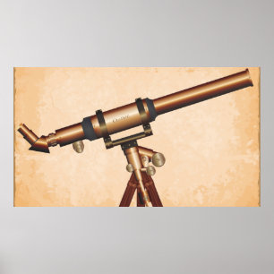 Poster Télescope classique